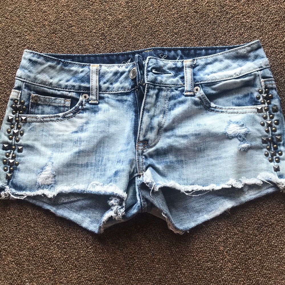 American Eagle Blue Jean Shorts